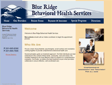 Tablet Screenshot of blueridgebehavioralhealth.com